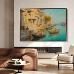 Orientalist 138 Canvas Art 18" x 24" / 45 x 60 cm / Black