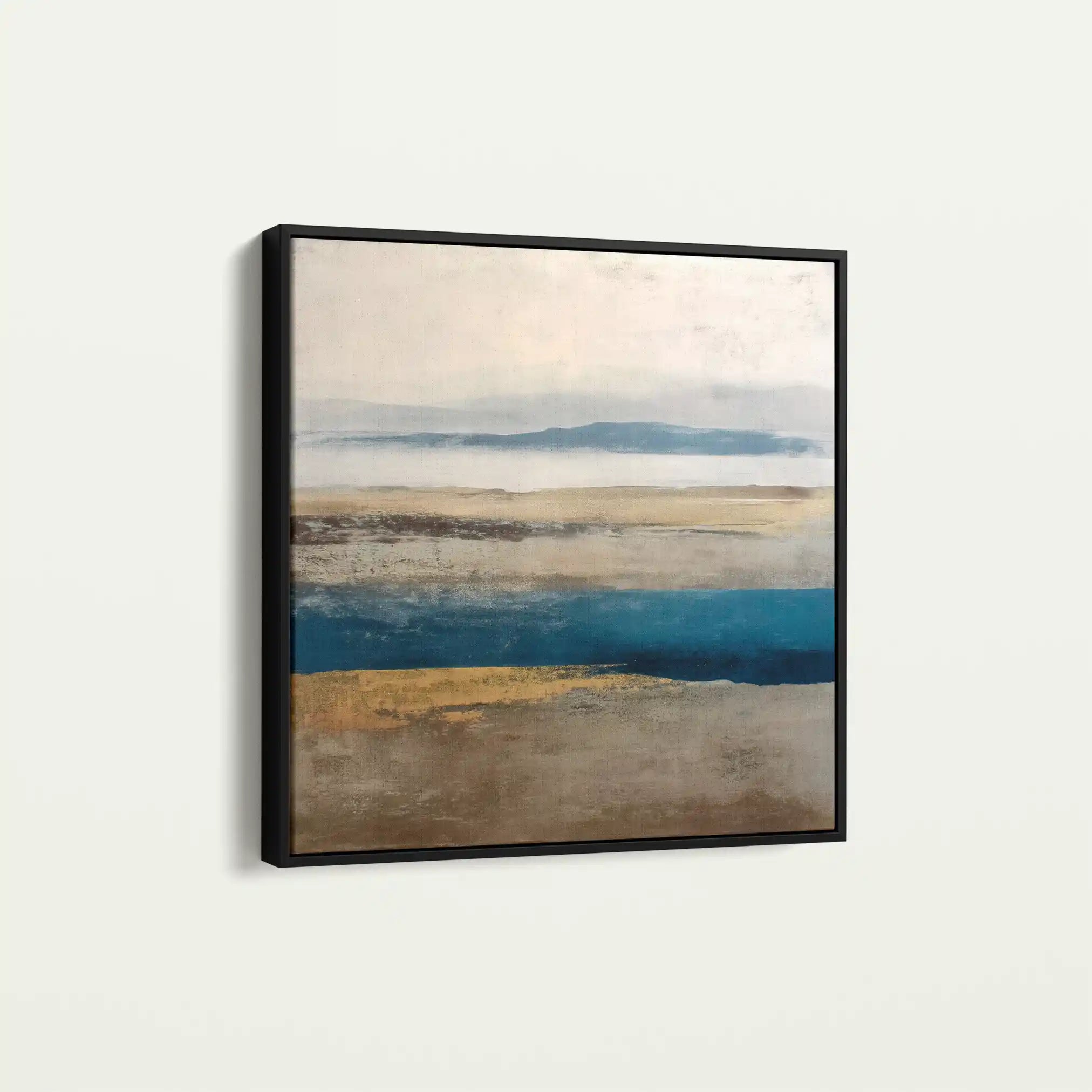 Abstract 1380 Canvas Art 60 x 60 cm / Black