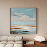 Abstract 1381 Canvas Art 60 x 60 cm / Black