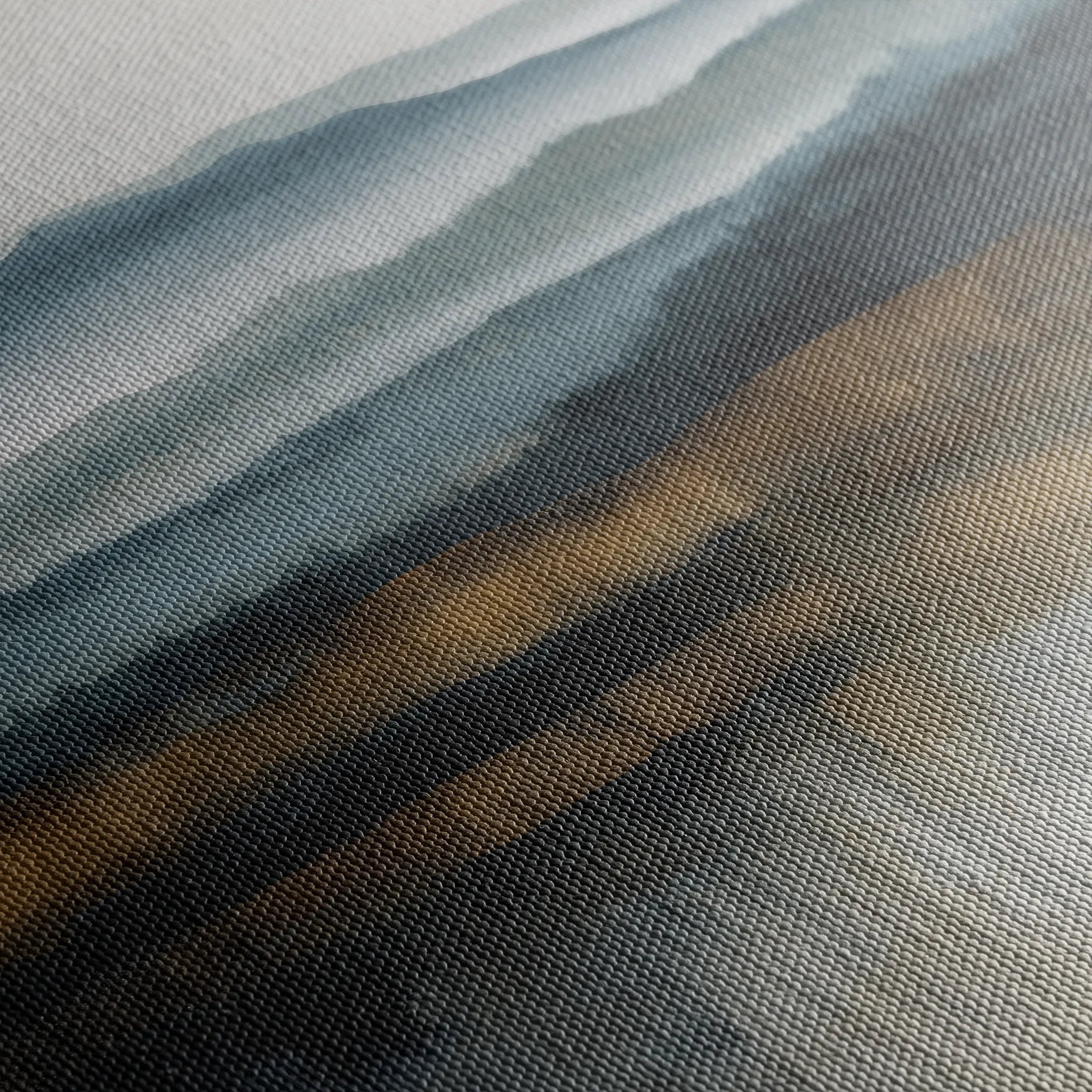 Abstract 1382 Canvas Art 16" x 16" / 40 x 40 cm / Black