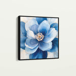 Floral 1382 Canvas Art 16" x 16" / 40 x 40 cm / Black