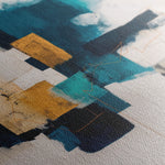 Abstract 1383 Canvas Art 16" x 16" / 40 x 40 cm / Black