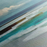 Abstract 1385 Canvas Art 16" x 16" / 40 x 40 cm / Black