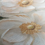 Floral 1385 Canvas Art 16" x 16" / 40 x 40 cm / Black