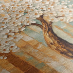Floral 1386 Canvas Art 16" x 16" / 40 x 40 cm / Black
