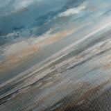 Abstract 1387 Canvas Art 16" x 16" / 40 x 40 cm / Black