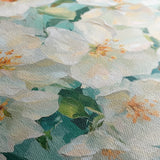 Floral 1388 Canvas Art 16" x 16" / 40 x 40 cm / Black