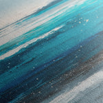 Abstract 1389 Canvas Art 16" x 16" / 40 x 40 cm / Black