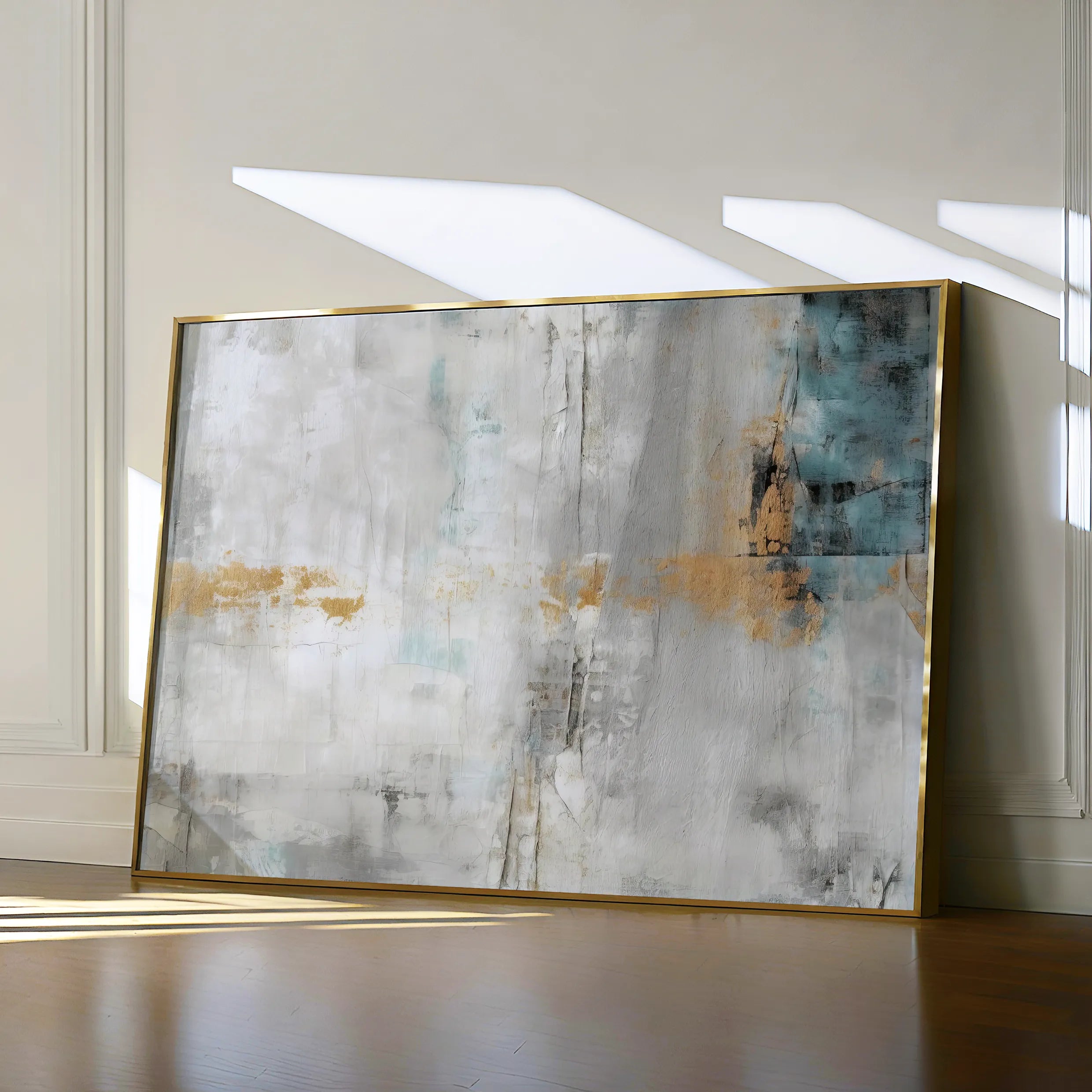 Abstract 139 Canvas Art 18" x 24" / 45 x 60 cm / Black