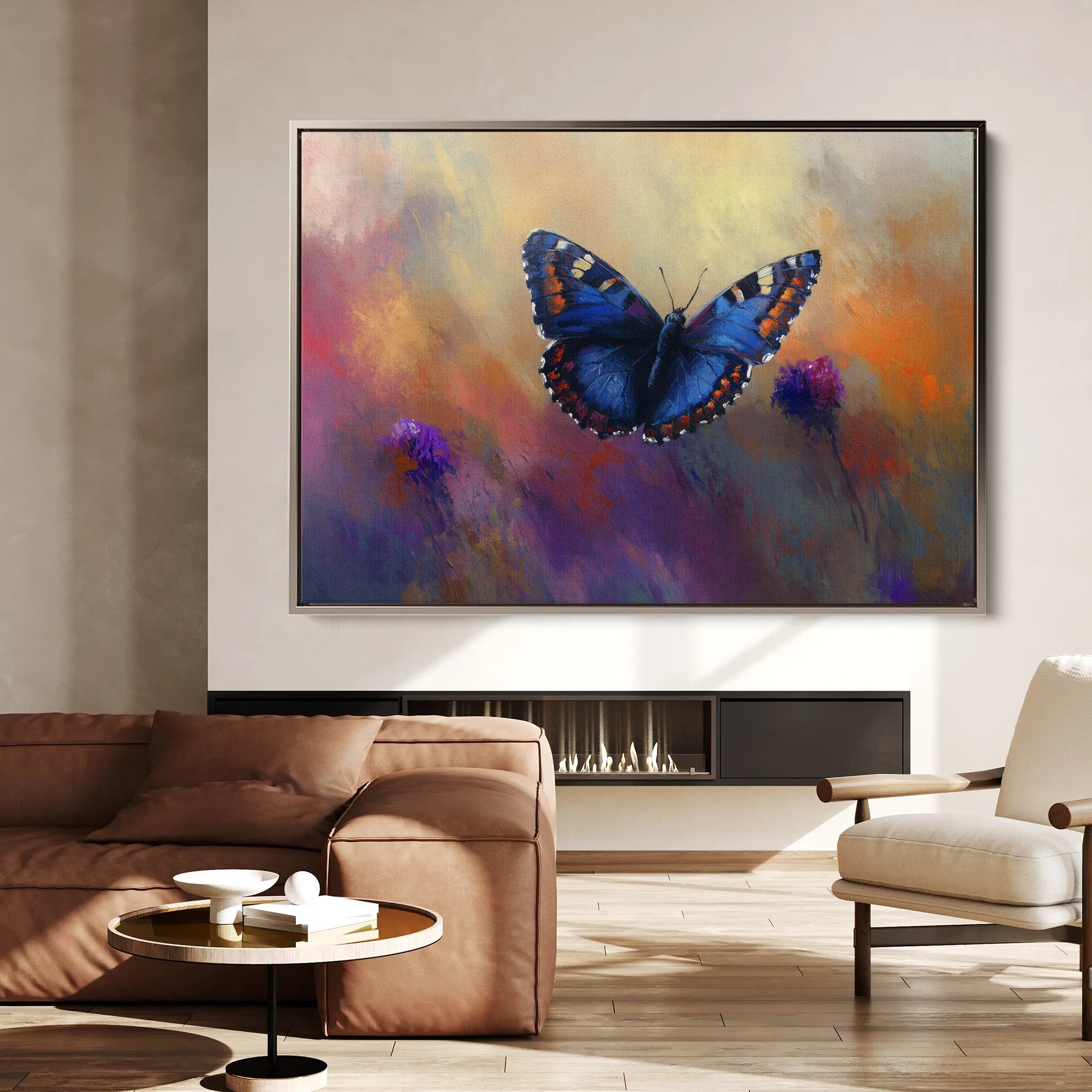 Animals 139 Canvas Art 18" x 24" / 45 x 60 cm / Black