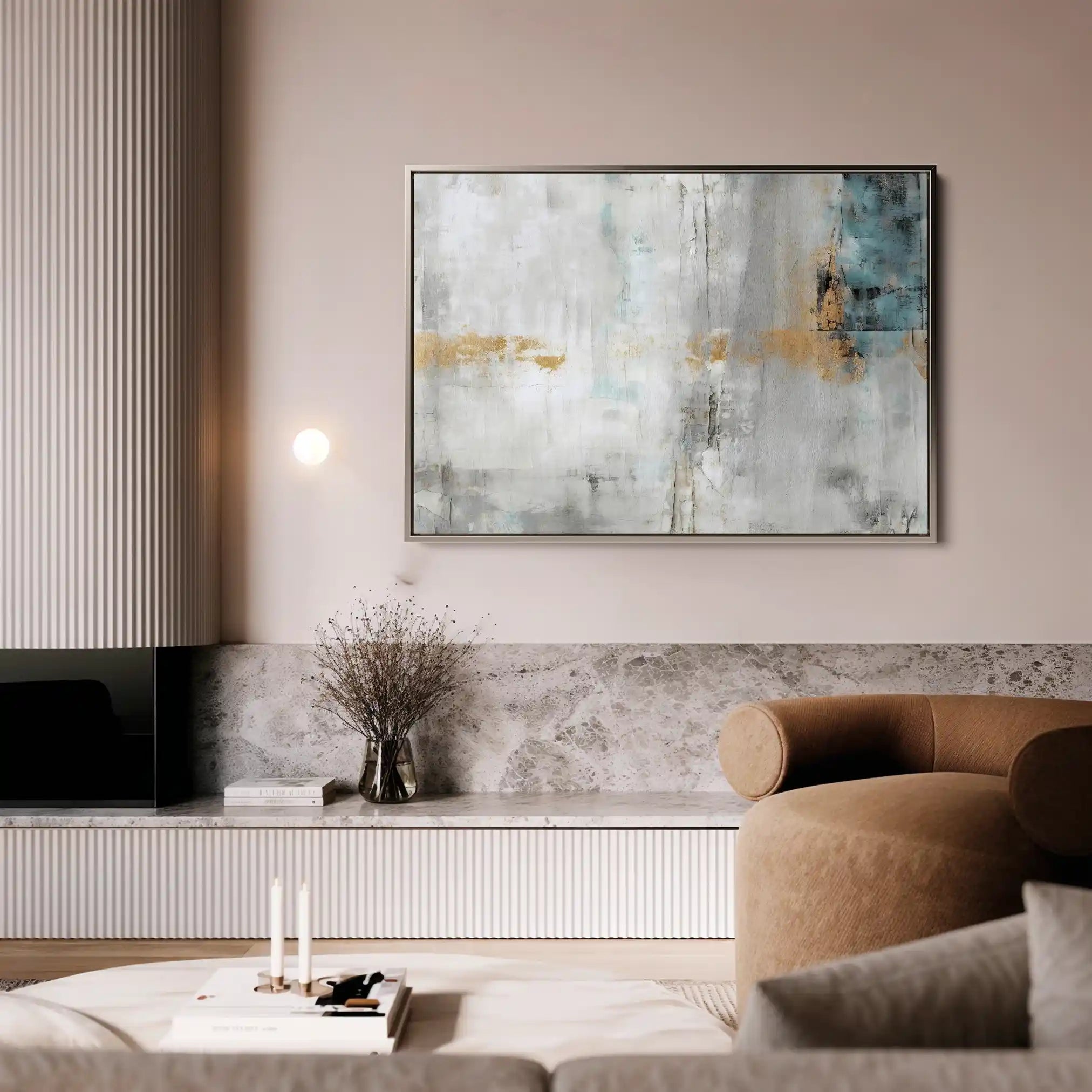 Abstract 139 Canvas Art 60 x 40 cm / Black