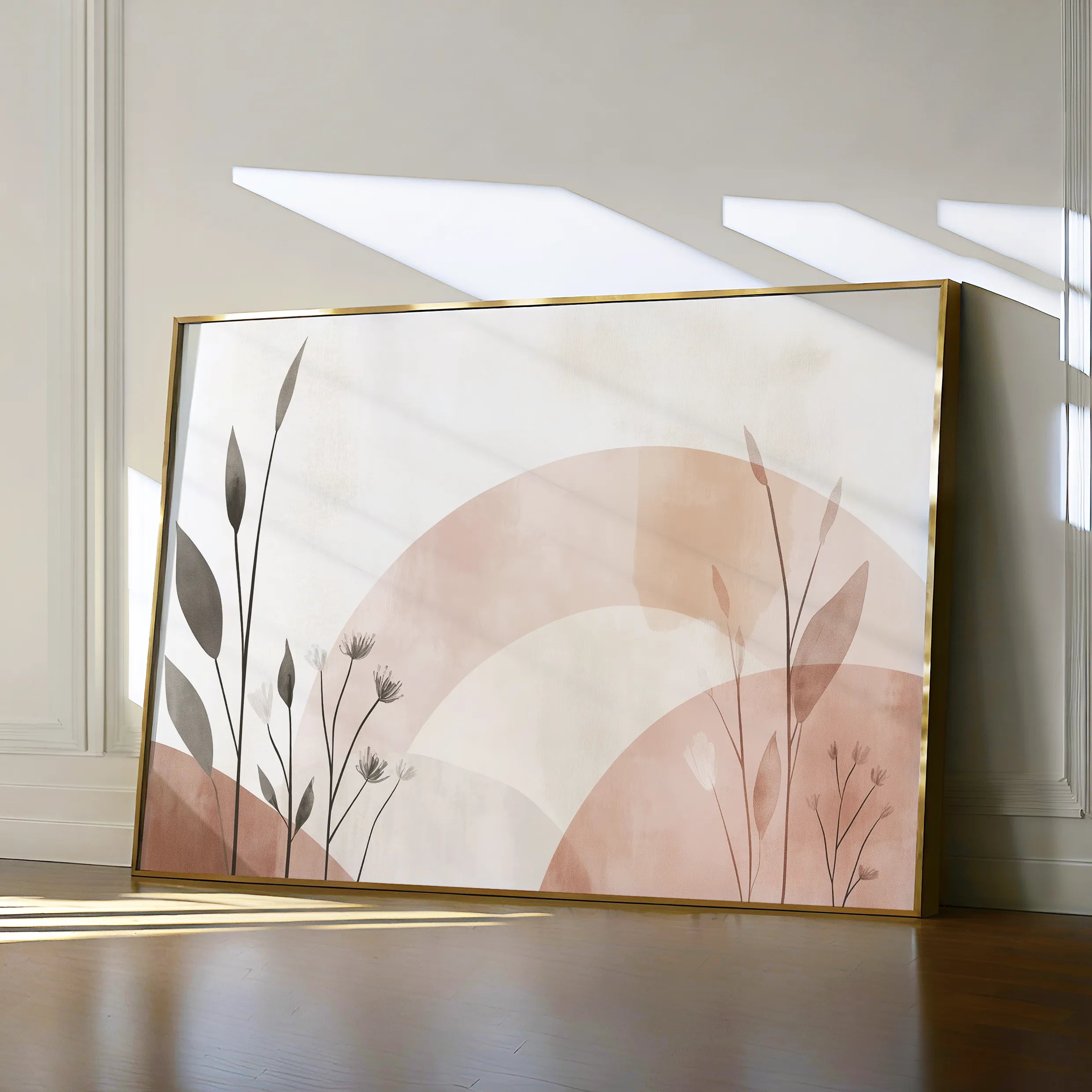 Boho 139 Canvas Art 18" x 24" / 45 x 60 cm / Black