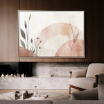 Boho 139 Canvas Art 18" x 24" / 45 x 60 cm / Black