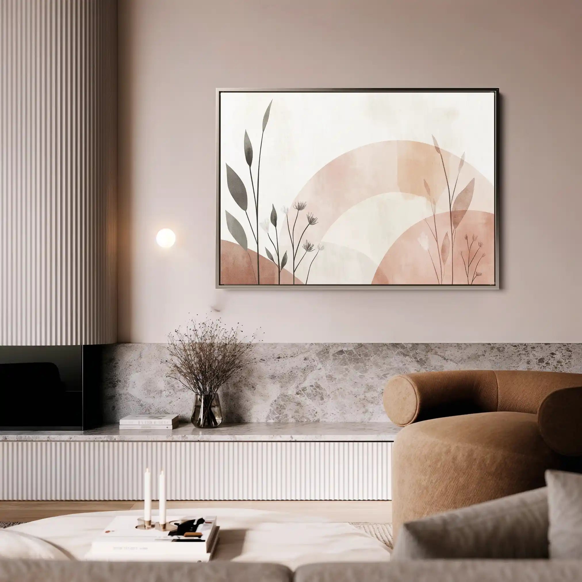 Boho 139 Canvas Art 60 x 40 cm / Black