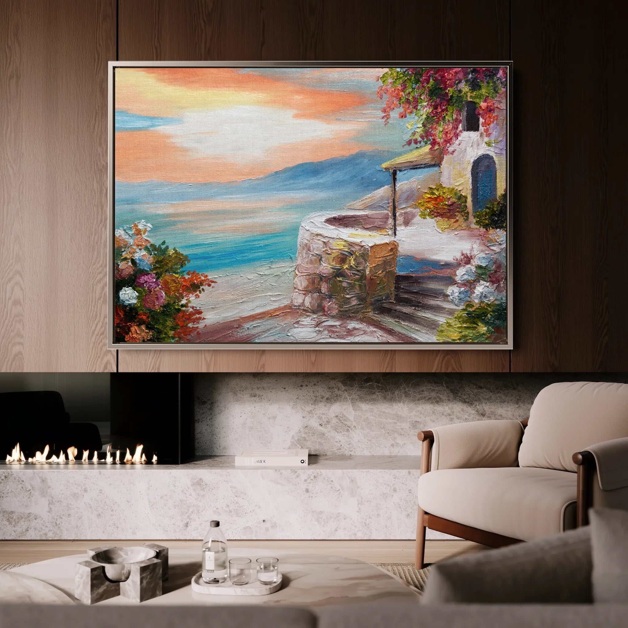 Landscape 139 Canvas Art 18" x 24" / 45 x 60 cm / Black