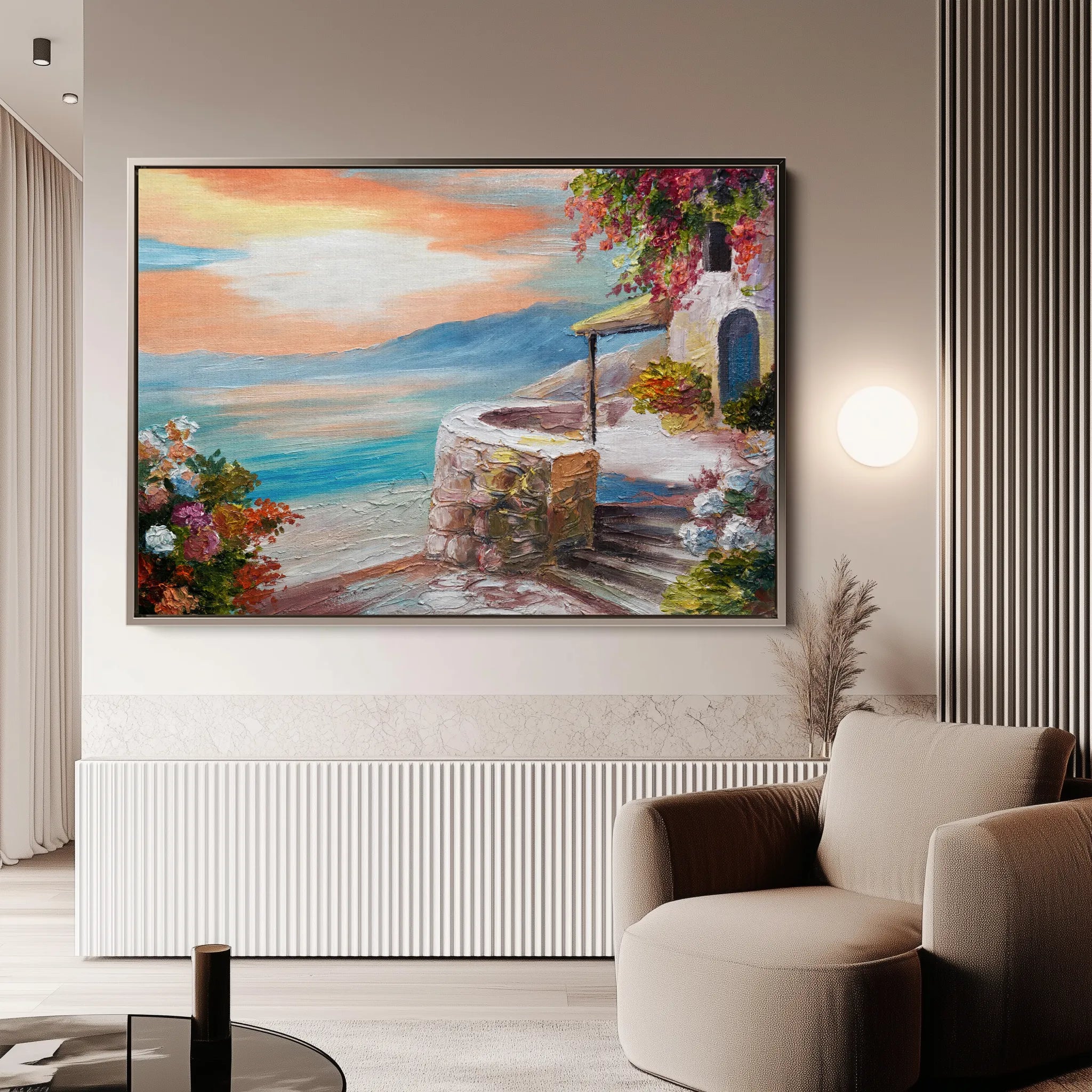 Landscape 139 Canvas Art 18" x 24" / 45 x 60 cm / Black