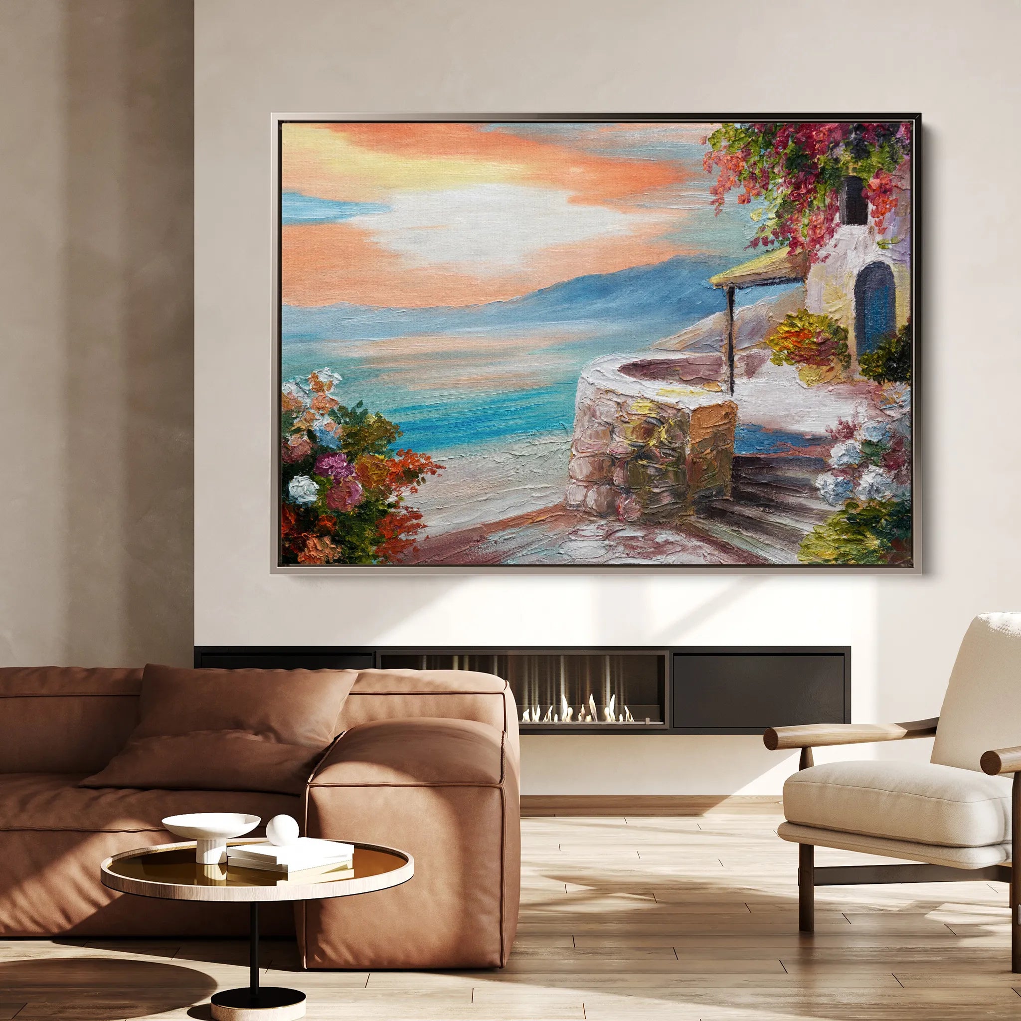 Landscape 139 Canvas Art 18" x 24" / 45 x 60 cm / Black