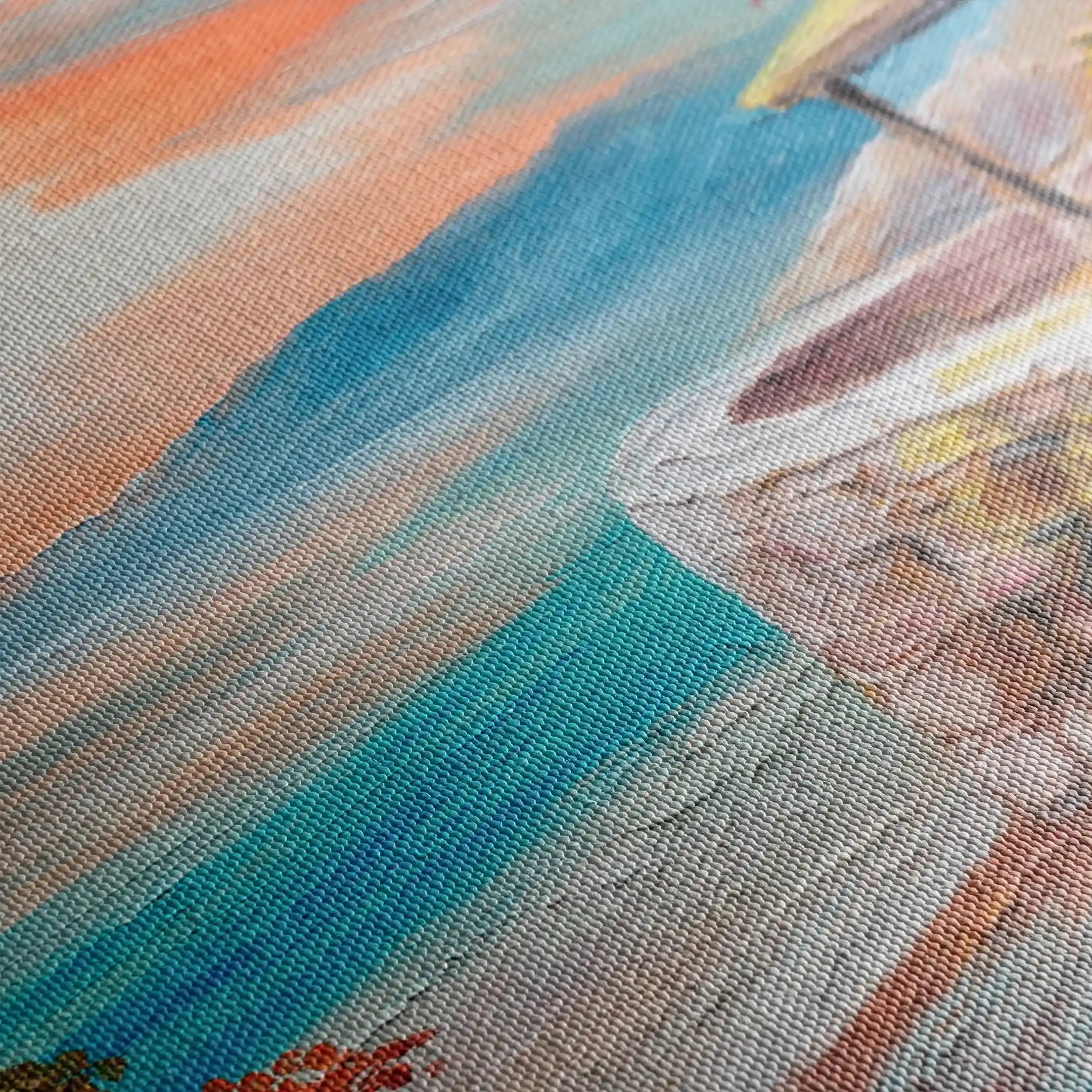 Landscape 139 Canvas Art 60 x 40 cm / Black