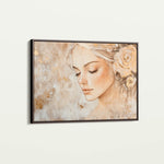 Portrait 139 Canvas Art 18" x 24" / 45 x 60 cm / Black
