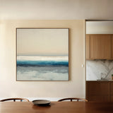 Abstract 1390 Canvas Art 16" x 16" / 40 x 40 cm / Black