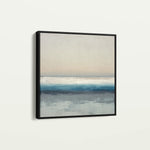 Abstract 1390 Canvas Art 16" x 16" / 40 x 40 cm / Black