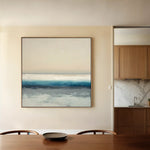 Abstract 1390 Canvas Art 60 x 60 cm / Black