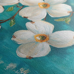 Floral 1390 Canvas Art 16" x 16" / 40 x 40 cm / Black