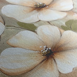 Floral 1392 Canvas Art 16" x 16" / 40 x 40 cm / Black