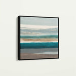 Abstract 1393 Canvas Art 60 x 60 cm / Black