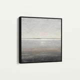 Abstract 1394 Canvas Art 16" x 16" / 40 x 40 cm / Black