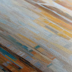 Abstract 1395 Canvas Art 16" x 16" / 40 x 40 cm / Black