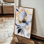 Floral 1397 Canvas Art 18" x 24" / 45 x 60 cm / Black