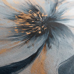 Floral 1398 Canvas Art 18" x 24" / 45 x 60 cm / Black