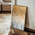 Floral 1399 Canvas Art 18" x 24" / 45 x 60 cm / Black