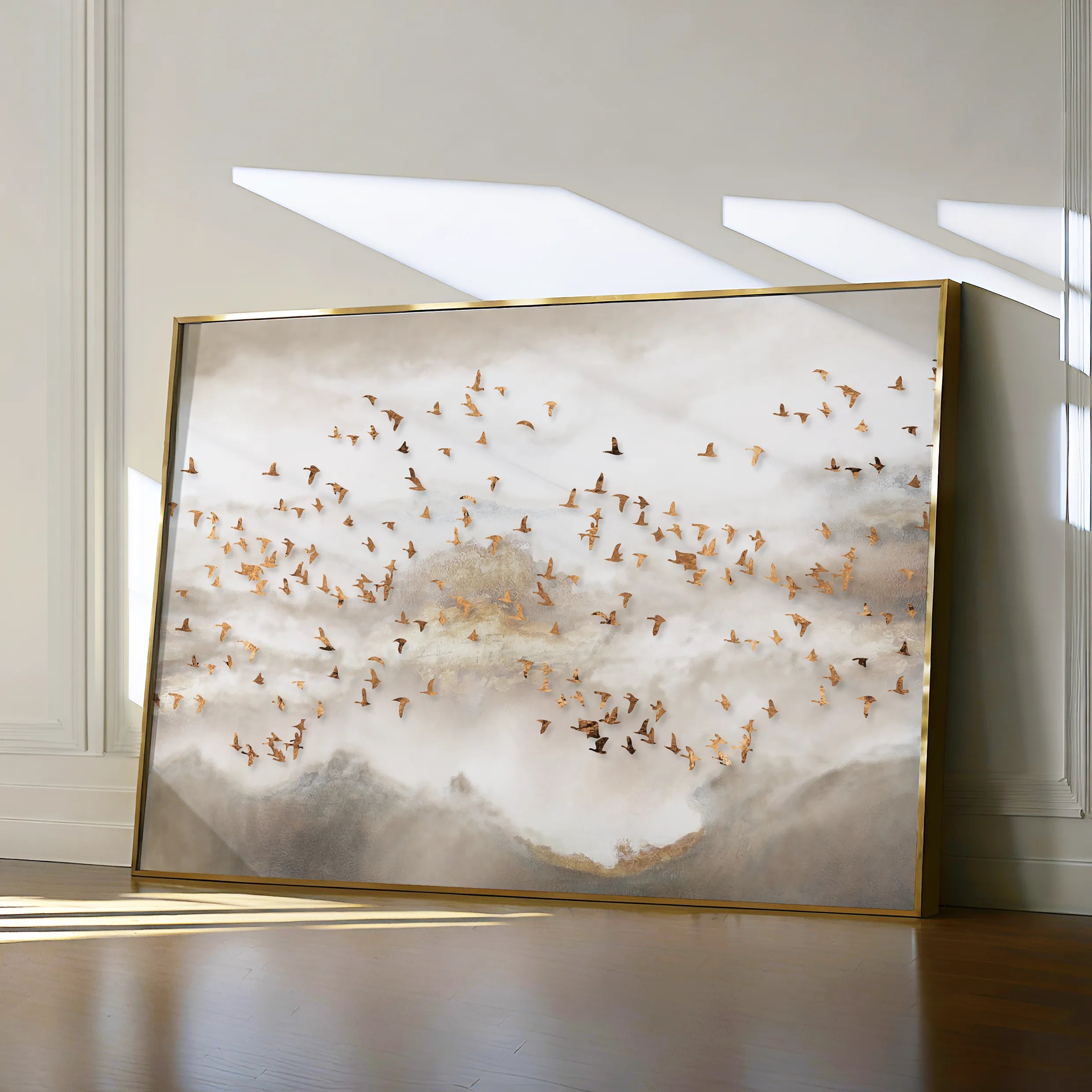 Abstract 140 Canvas Art 18" x 24" / 45 x 60 cm / Black