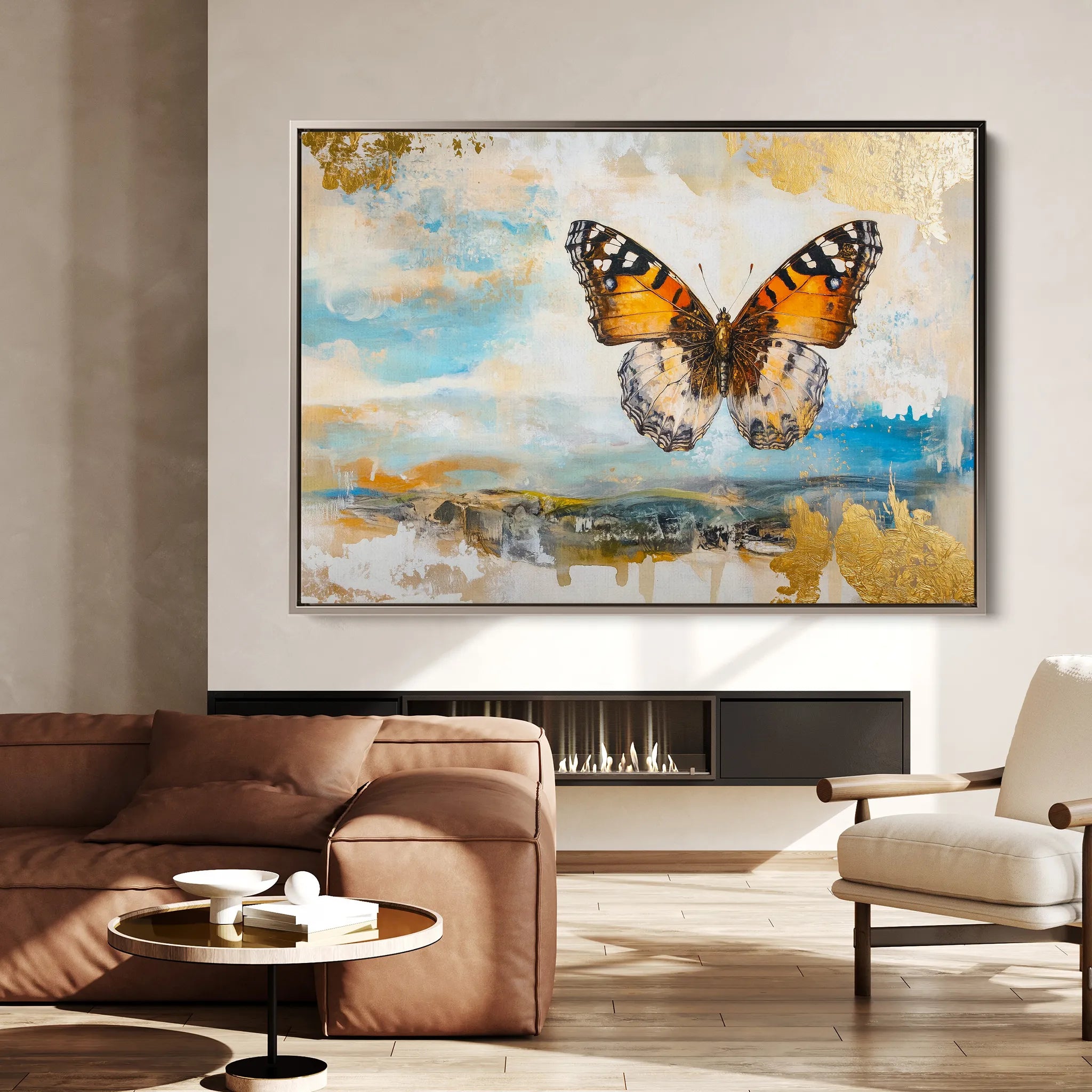 Animals 140 Canvas Art 18" x 24" / 45 x 60 cm / Black