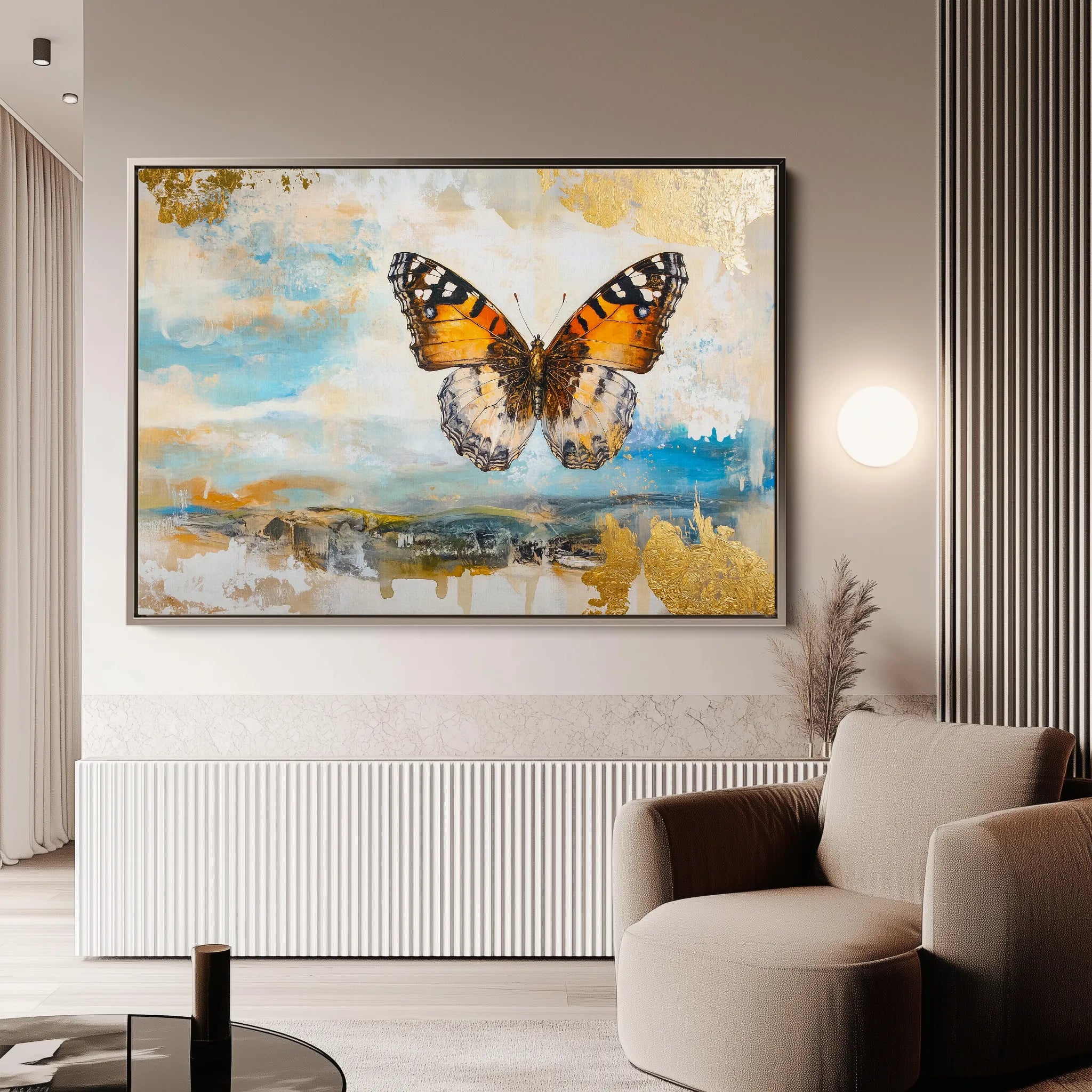 Animals 140 Canvas Art 18" x 24" / 45 x 60 cm / Black