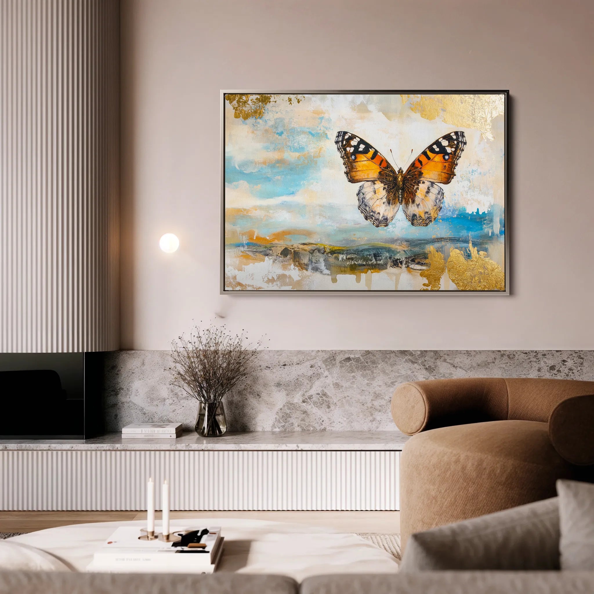Animals 140 Canvas Art 18" x 24" / 45 x 60 cm / Black