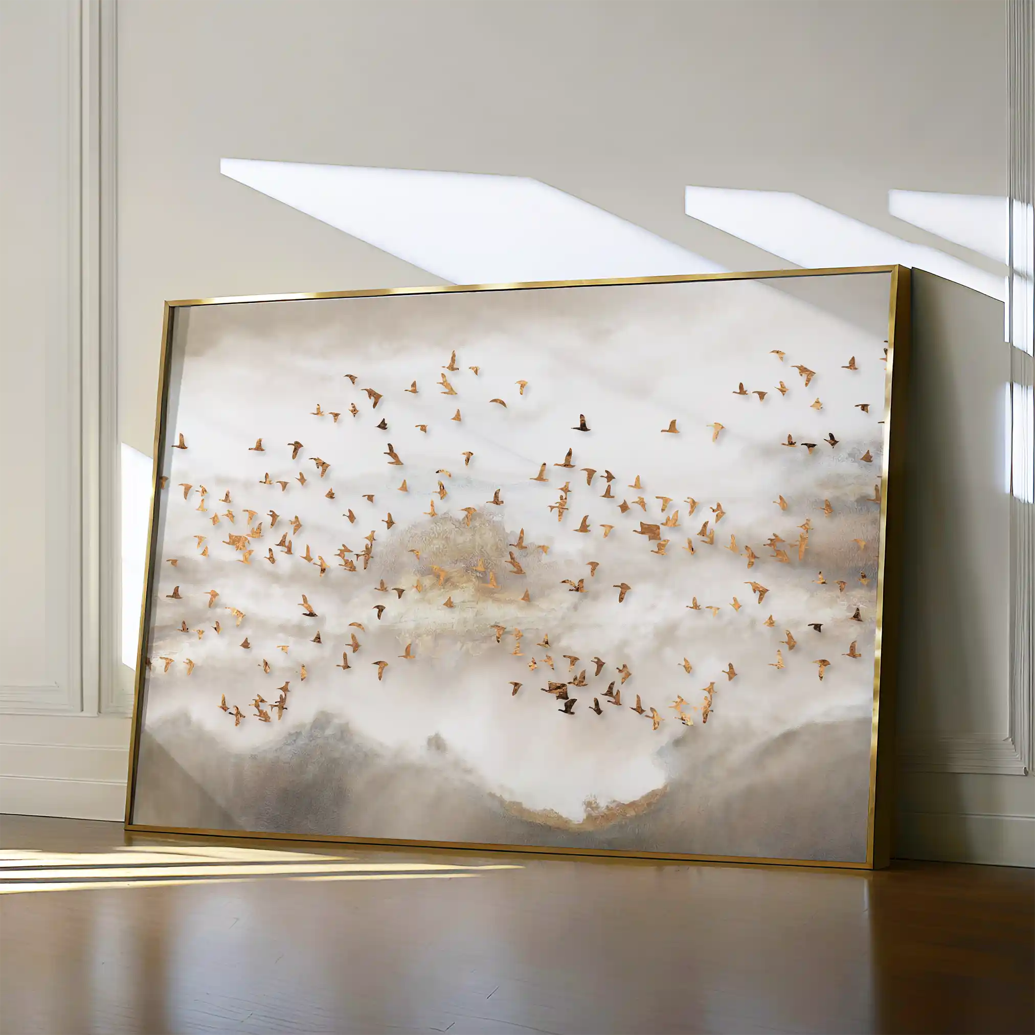 Abstract 140 Canvas Art 60 x 40 cm / Black