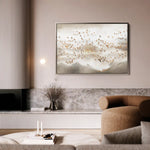 Abstract 140 Canvas Art 60 x 40 cm / Black
