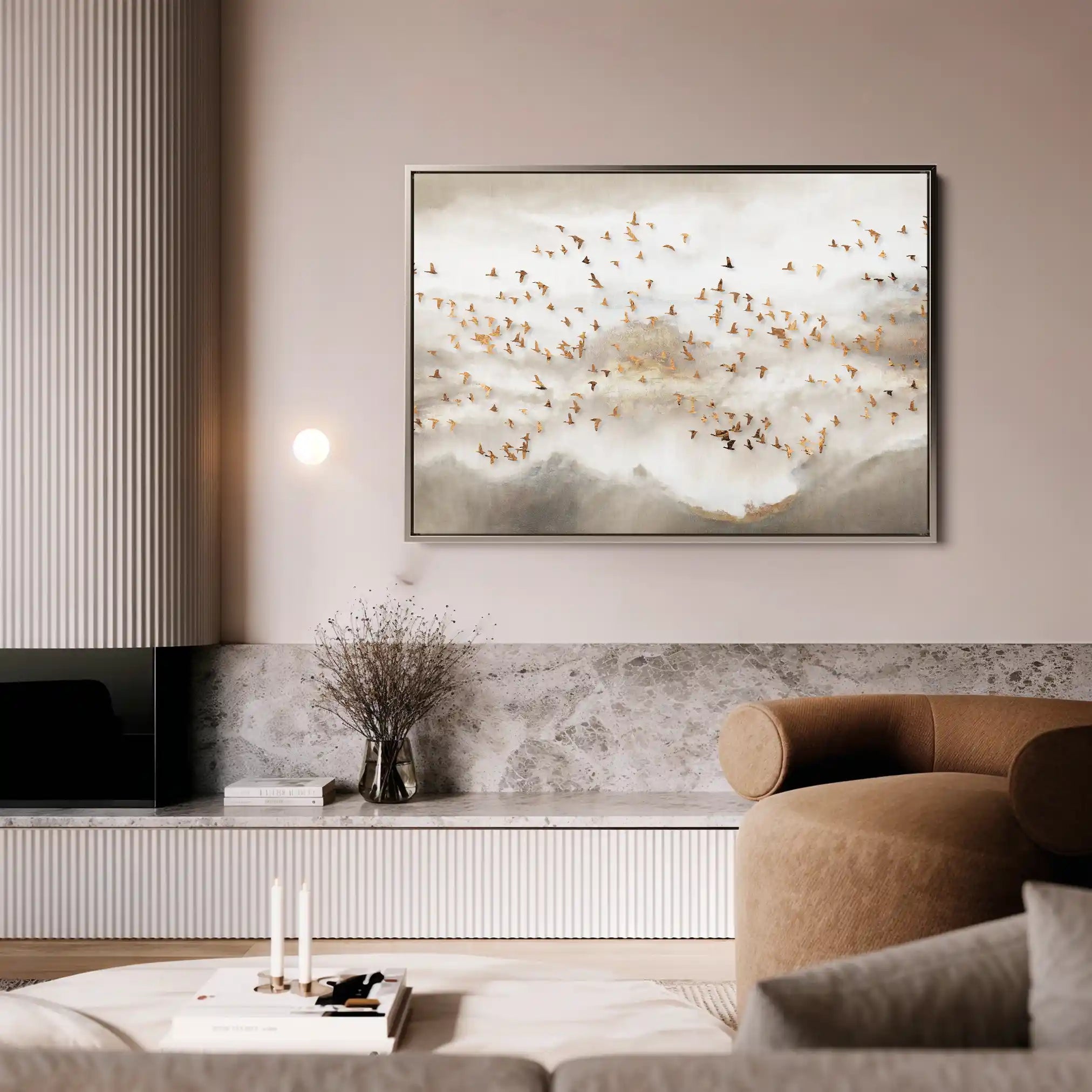 Abstract 140 Canvas Art 60 x 40 cm / Black