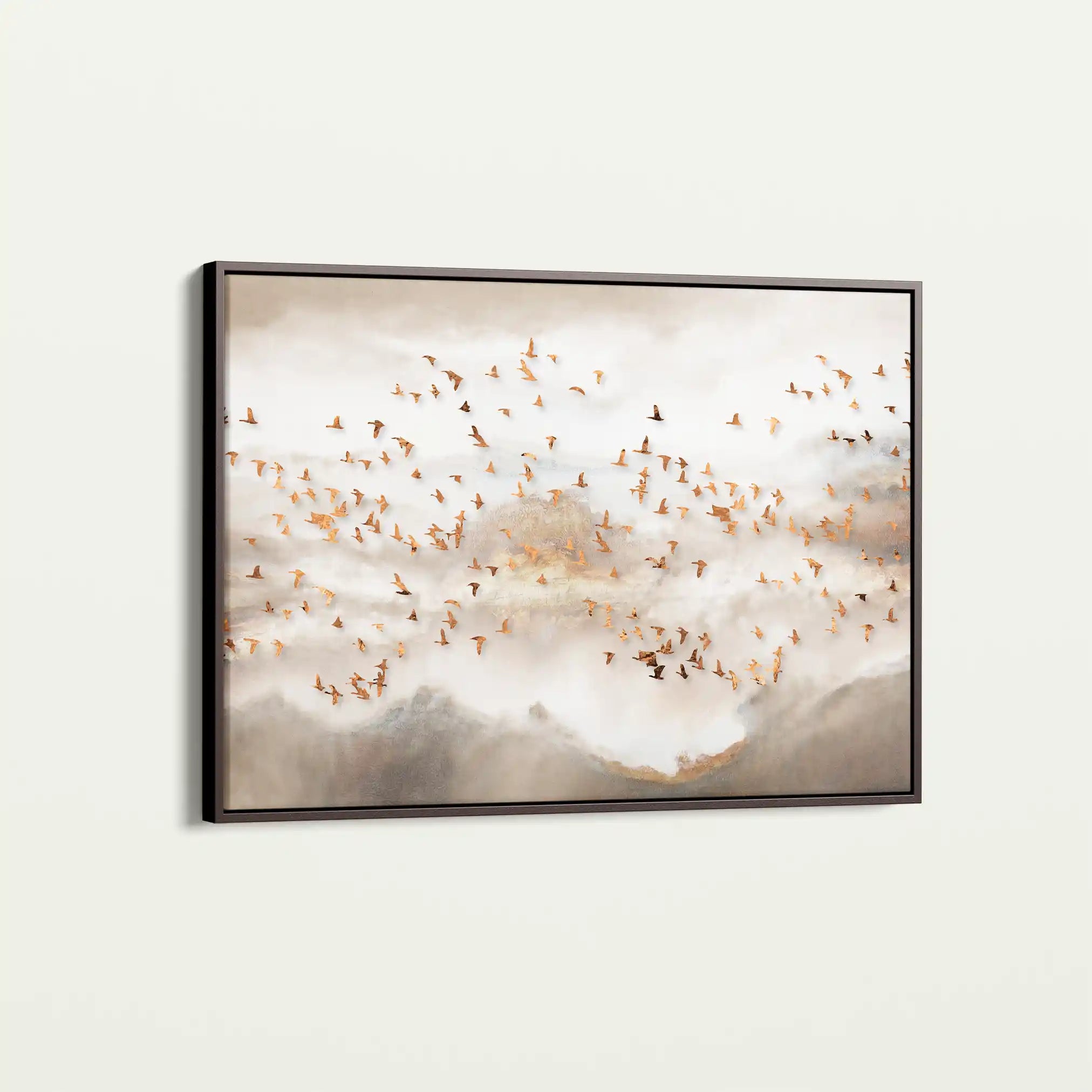 Abstract 140 Canvas Art 60 x 40 cm / Black