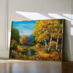 Landscape 140 Canvas Art 18" x 24" / 45 x 60 cm / Black