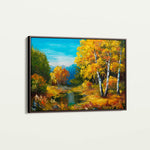 Landscape 140 Canvas Art 18" x 24" / 45 x 60 cm / Black