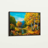 Landscape 140 Canvas Art 18" x 24" / 45 x 60 cm / Black