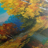 Landscape 140 Canvas Art 18" x 24" / 45 x 60 cm / Black