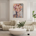 Portrait 140 Canvas Art 18" x 24" / 45 x 60 cm / Black