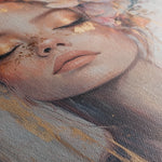 Portrait 140 Canvas Art 18" x 24" / 45 x 60 cm / Black