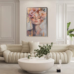 Portrait 140 Canvas Art 60 x 40 cm / Black