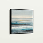 Abstract 1400 Canvas Art 16" x 16" / 40 x 40 cm / Black